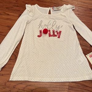 New with tags Beautiful toddler girls Christmas top